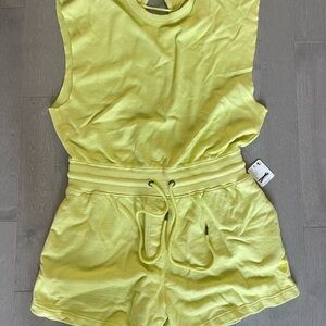 Yellow Sleeveless Jumpsuit